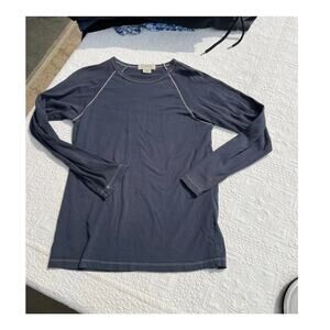 J. Crew men's XS long sleeve crew neck T-shirt, blue